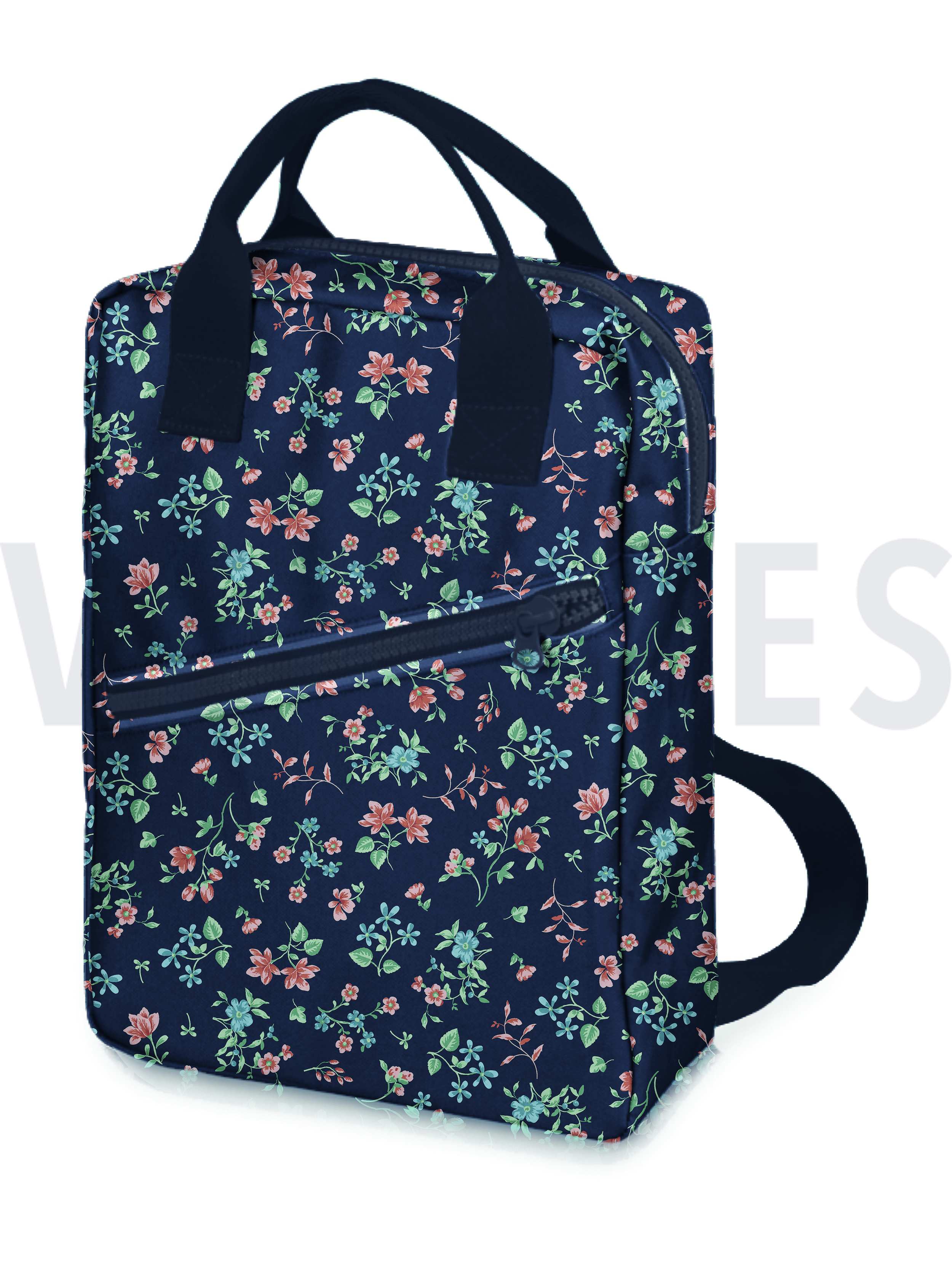 CANVAS WATERDICHT BLOEMEN WIT #7