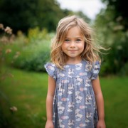 KATOENEN POPLIN EENHOORNS WIT (thumbnail) #7