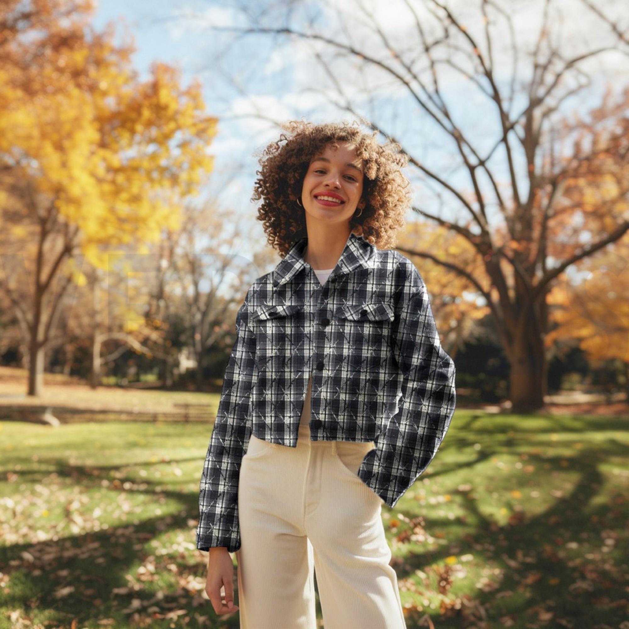 BRUSHED YARN DYED CHECKS EMBROIDERY NAVY (high resolution) #7
