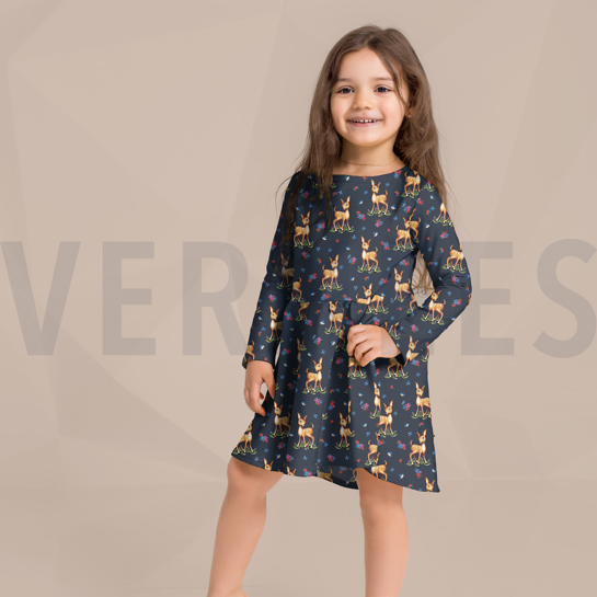 FRENCH TERRY DIGITAL ANIMALS WHITE #7