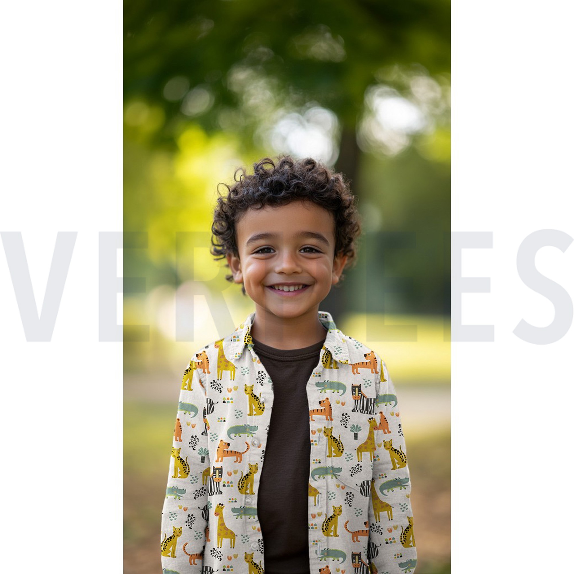 BAUMWOLLE POPELINE DIGITAL SAFARITIEREN GEBROCHEN WEISS (high resolution) #7