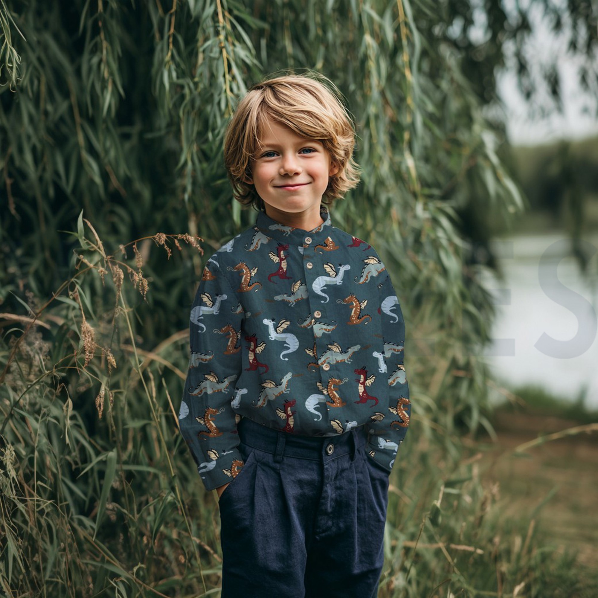 FINE POPLIN DRAGONS OFFWHITE (high resolution) #7