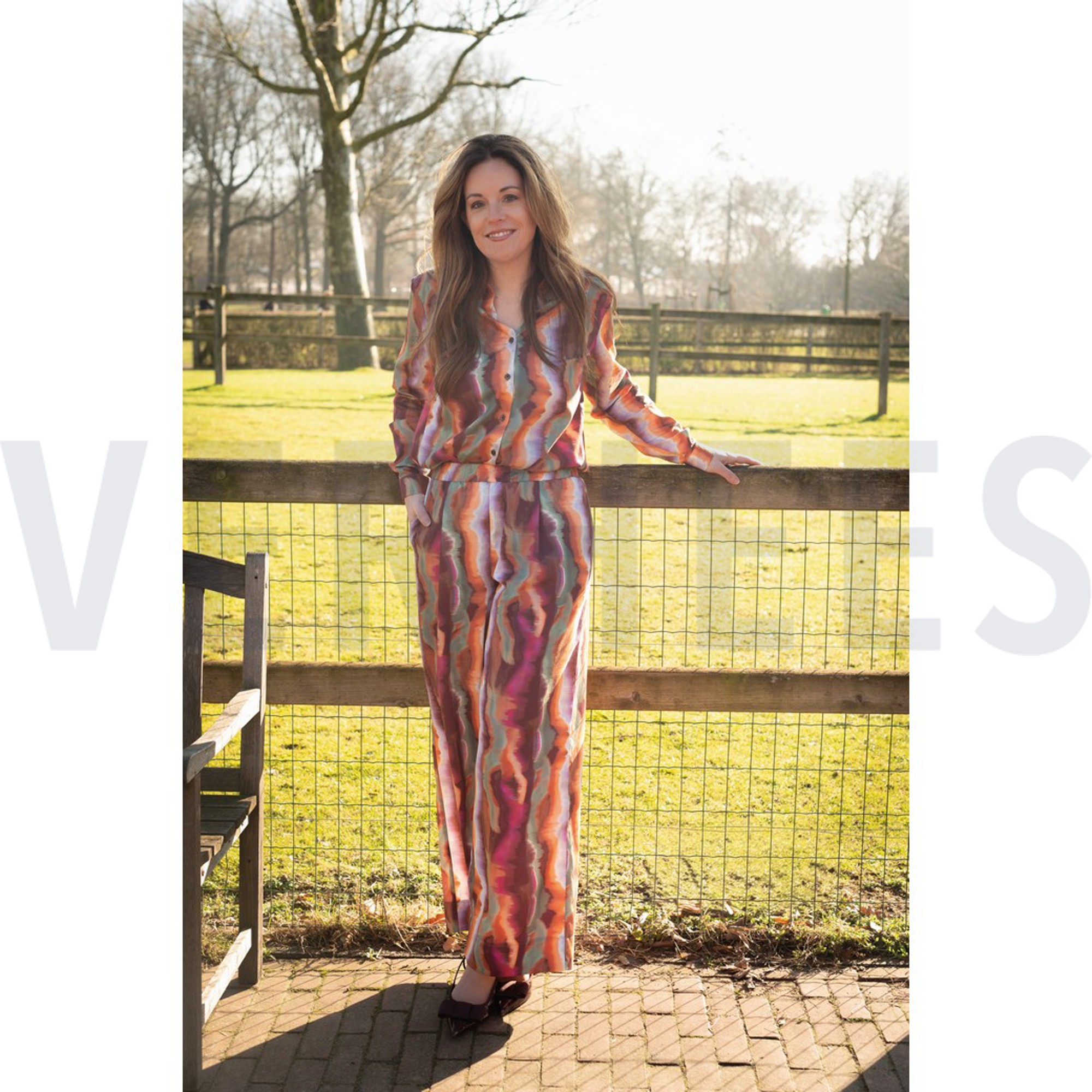 COTTON SATIN DIGITAL STRIPES BURGUNDY (high resolution) #7