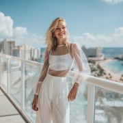 ORGANZA BORDEAUXROT (thumbnail) #7