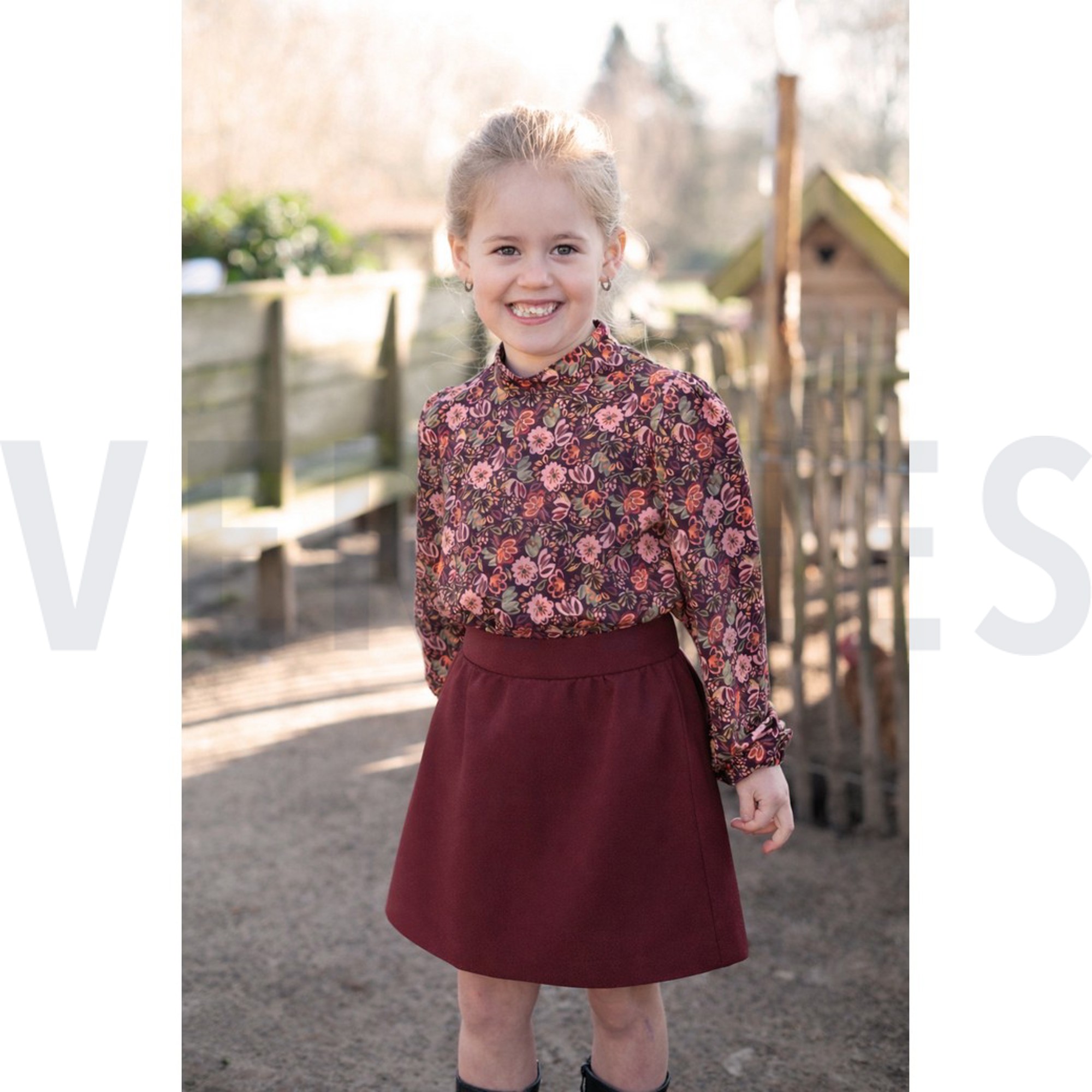 JERSEY DIGITAL FLOWERS BURGUNDY (high resolution) #7