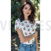 JERSEY DIGITAL KIRSCHE GEBROCHEN WEISS (thumbnail) #7