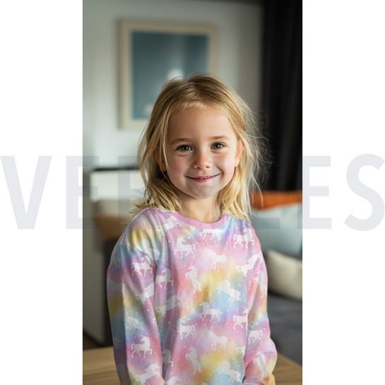 JERSEY DIGITAL EINHÖRNER MEHRFARBIG #7