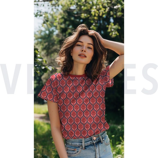 JERSEY ORNAMENT PÉTROLE #7