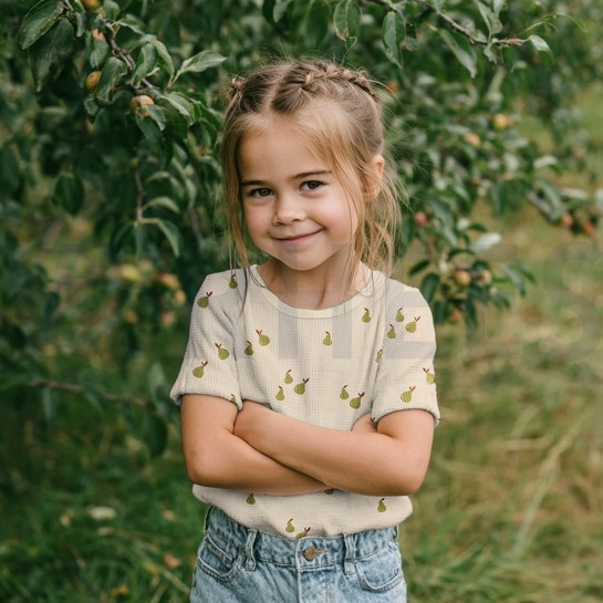 WAFFELJERSEY BIRNE NATUR #7