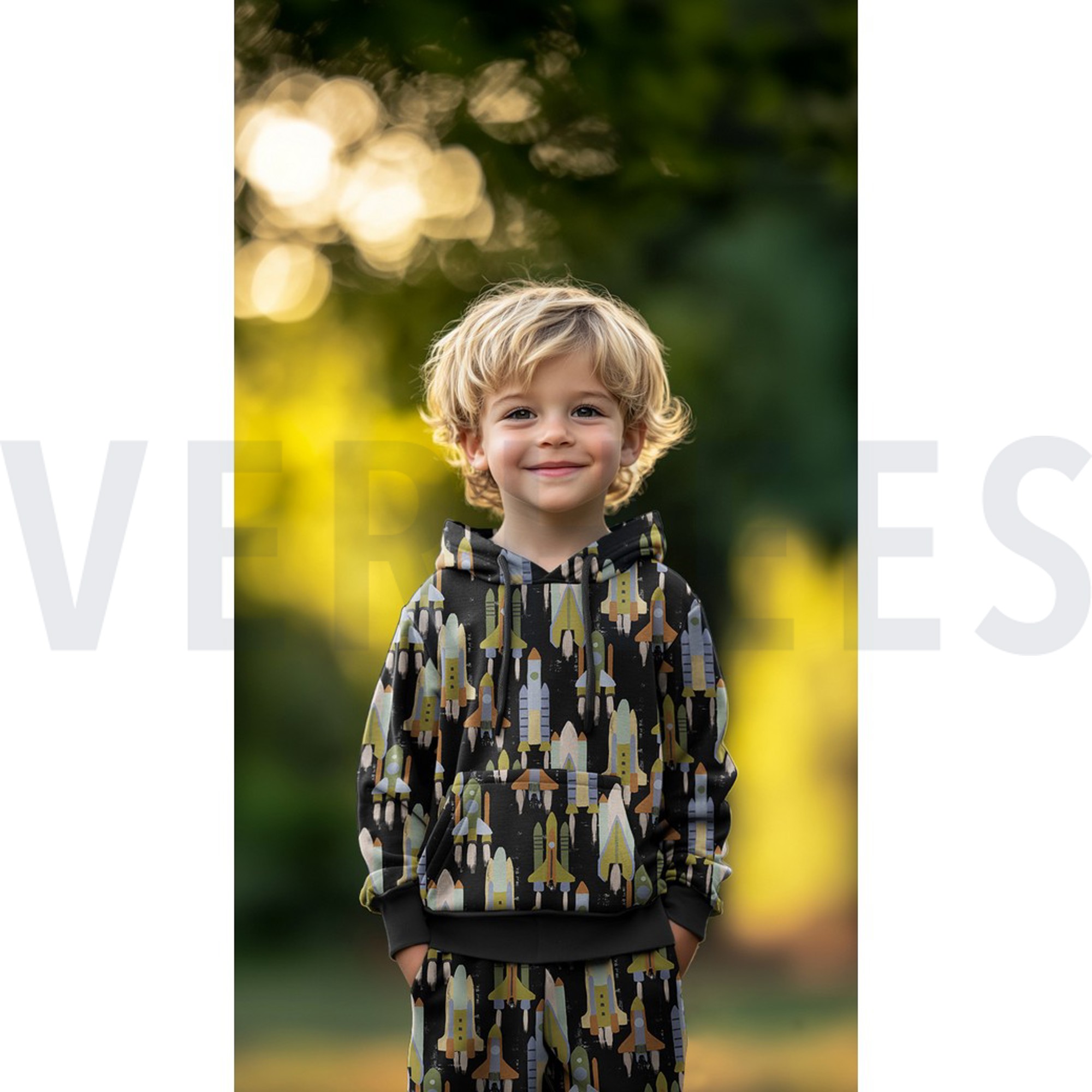 FRENCH TERRY DIGITAL FUSÉES NOIR (high resolution) #7