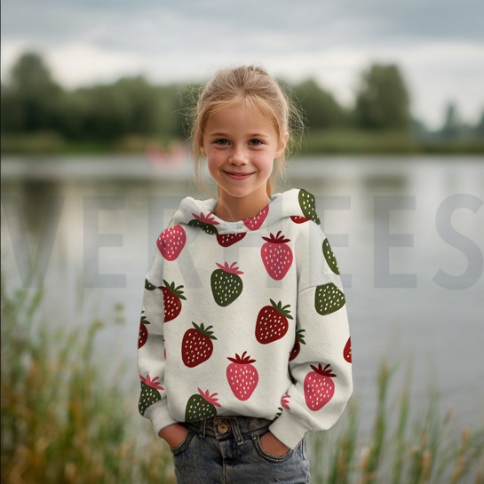 JOGGING FRAISES ROSE #7