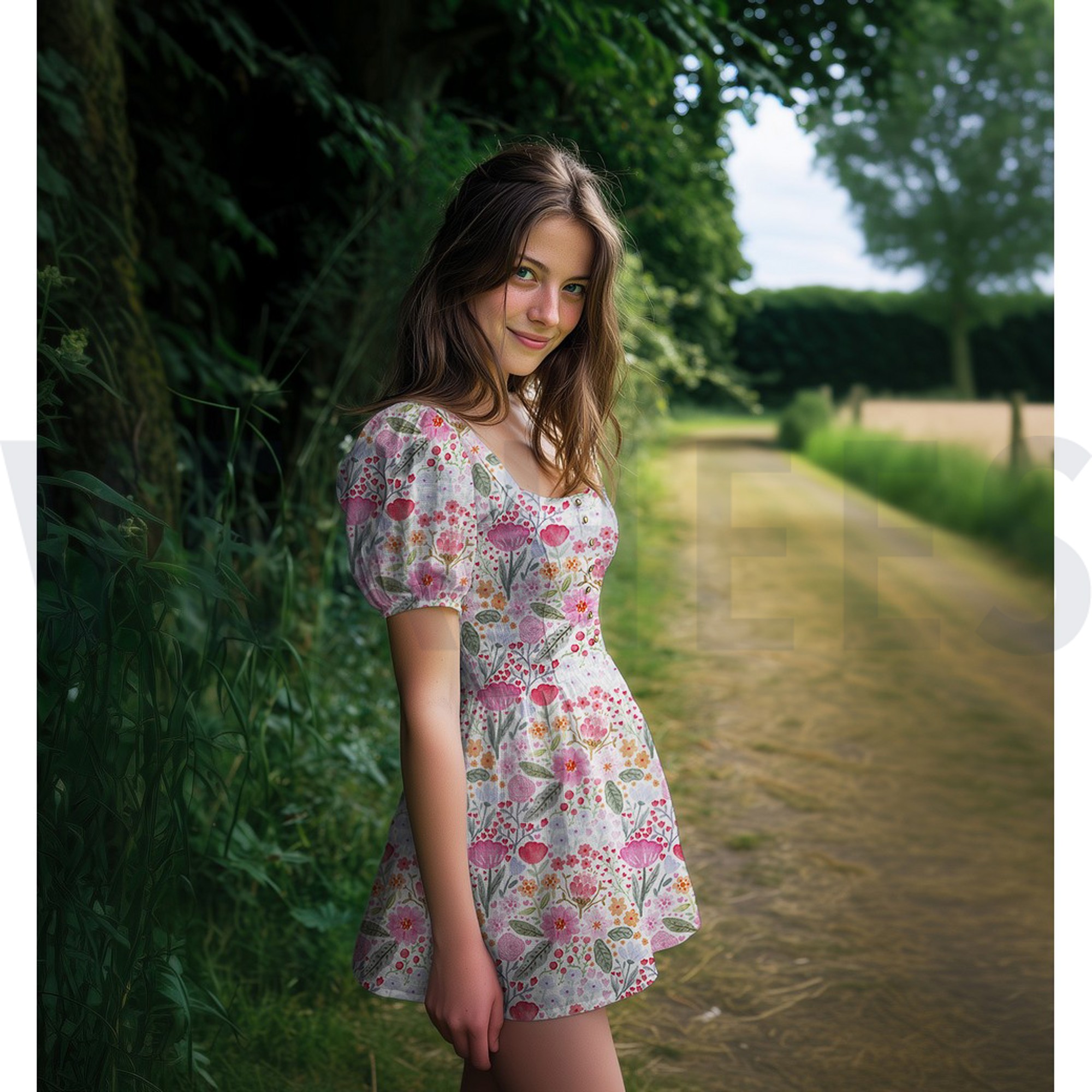 MUSSELIN DIGITAL BLUMEN WEISS (high resolution) #7