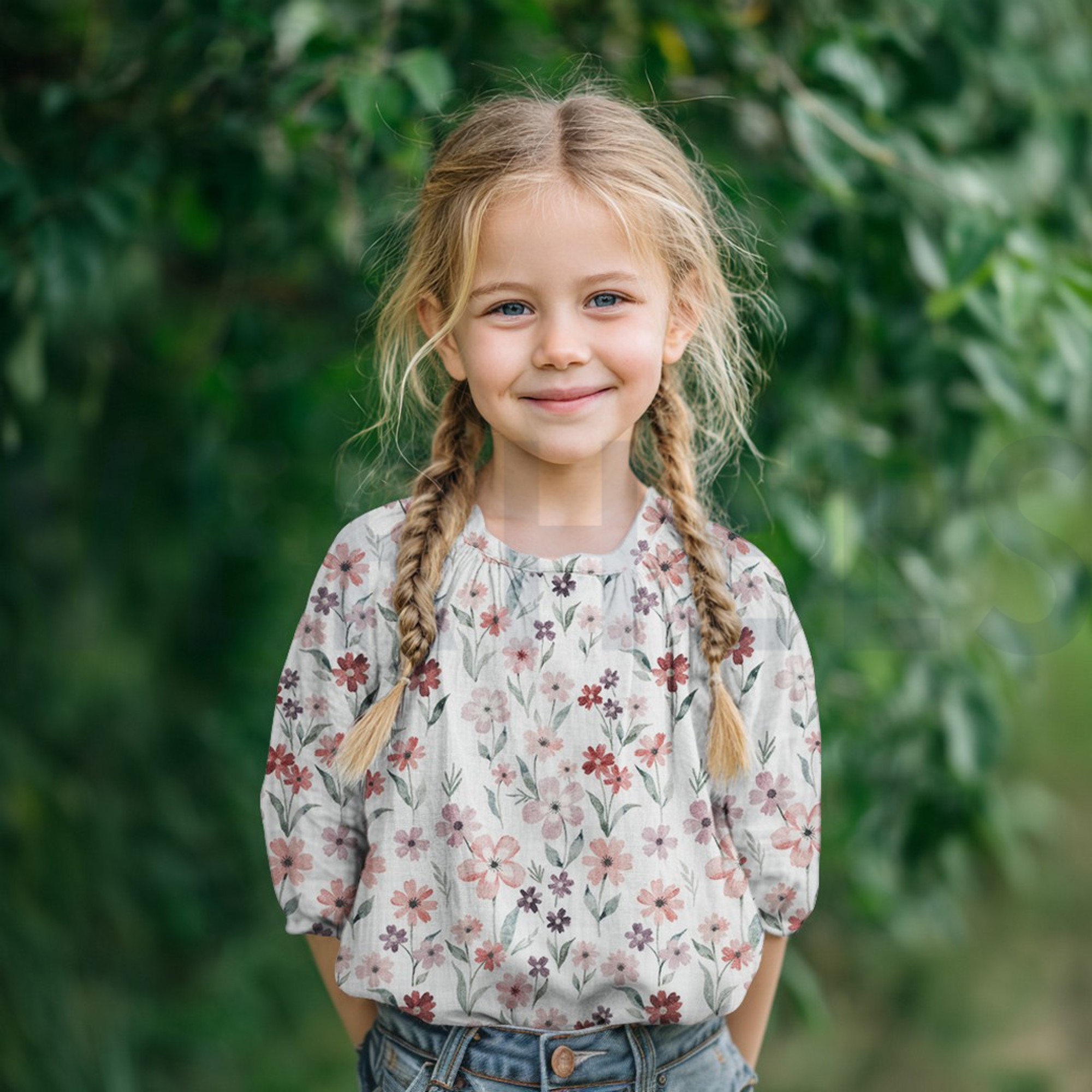 MUSSELIN DIGITAL BLUMEN WEISS (high resolution) #7