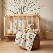 COTON NID D'ABEILLE DIGITAL OURS ÉCRU (thumbnail) #7