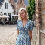 VISCOSE ROSELLA STRETCH DIGITAAL BLOEMEN LAVENDEL (thumbnail) #7