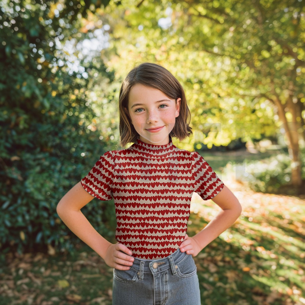 RIB JERSEY GOTS NATURAL HEARTS NATURAL #7