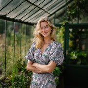 VISKOSE SATIN DIGITAL BLUMEN GRÜN (thumbnail) #7