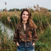 VISKOSE SATIN DIGITAL ABSTRACT BRAUN (thumbnail) #7