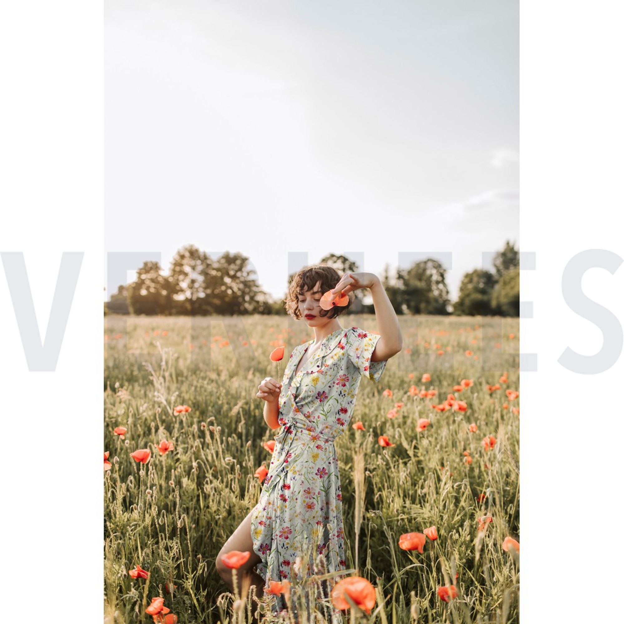 VISKOSE RADIANCE DIGITAL BLUMEN HELLGELB (high resolution) #7