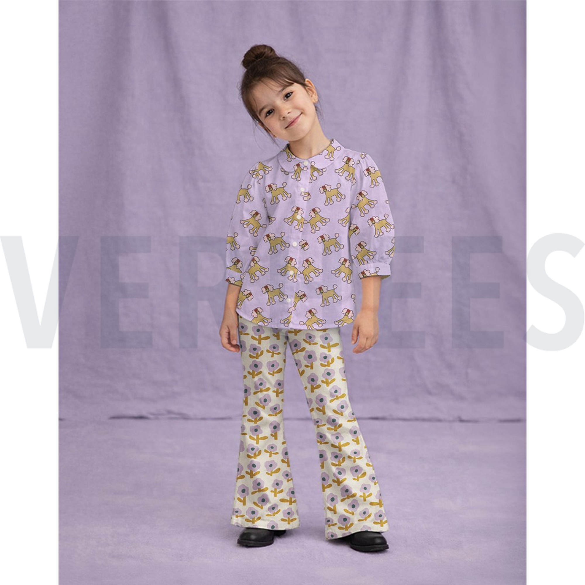 KATOENEN POPLIN GOTS HONDEN JENNIFER BOURON LAVENDEL (high resolution) #7