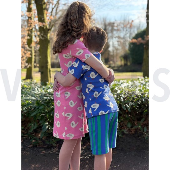 RIPPJERSEY GOTS GÄNSE JENNIFER BOURON ROSA #7