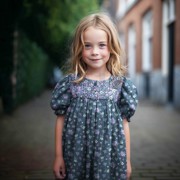 FEIN GEWEBTE BAUMWOLLPOPELINE DIGITAL BLUMEN BORDEAUXROT (thumbnail) #7