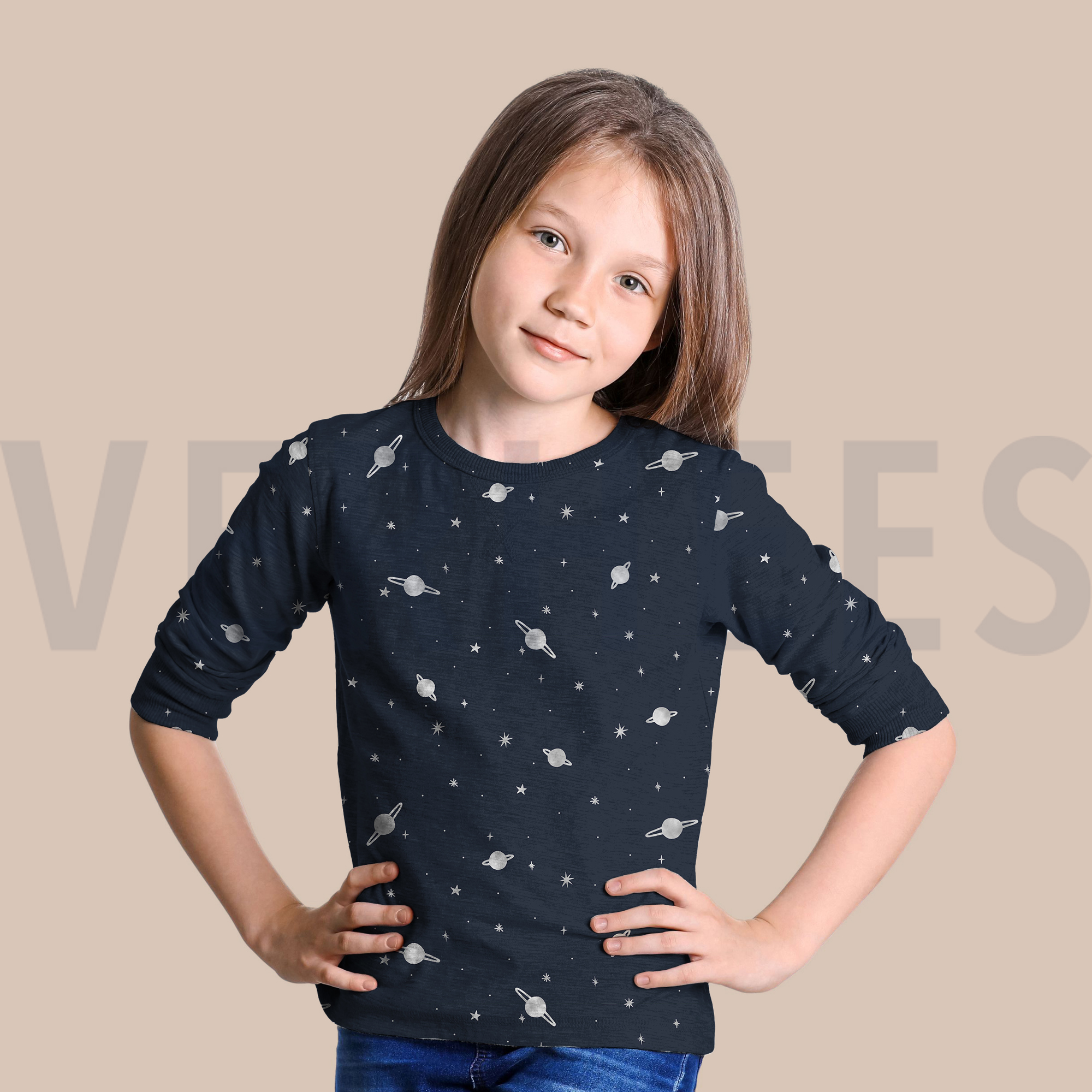 JERSEY FOIL SPACE NAVY (high resolution) #7