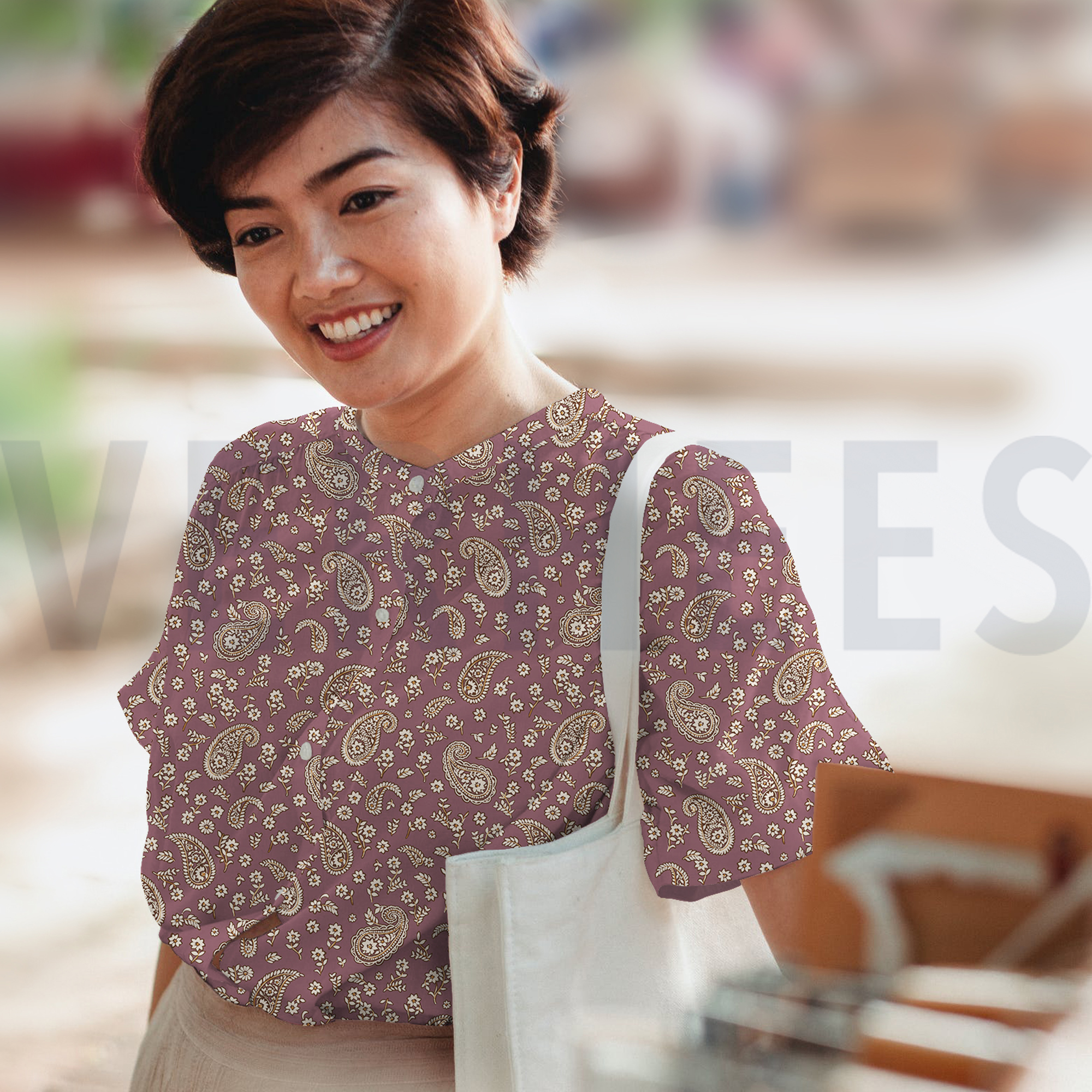 VISCOSE RADIANCE PAISLEY NOIR (high resolution) #7