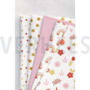 POPELINE DE COTON BELLE HISTOIRE ARC-EN-CIEL BLANC (thumbnail) #7