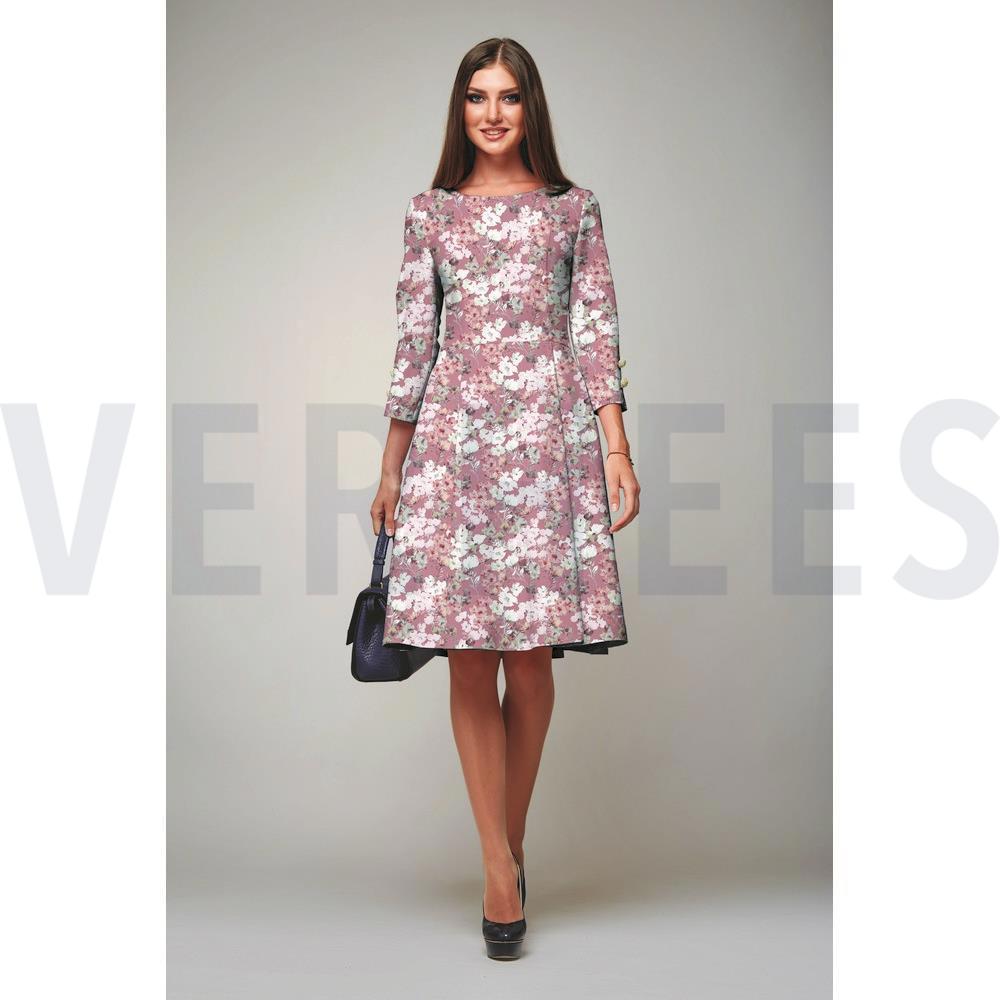 COTON JERSEY GOTS FLEURS OCRE #7