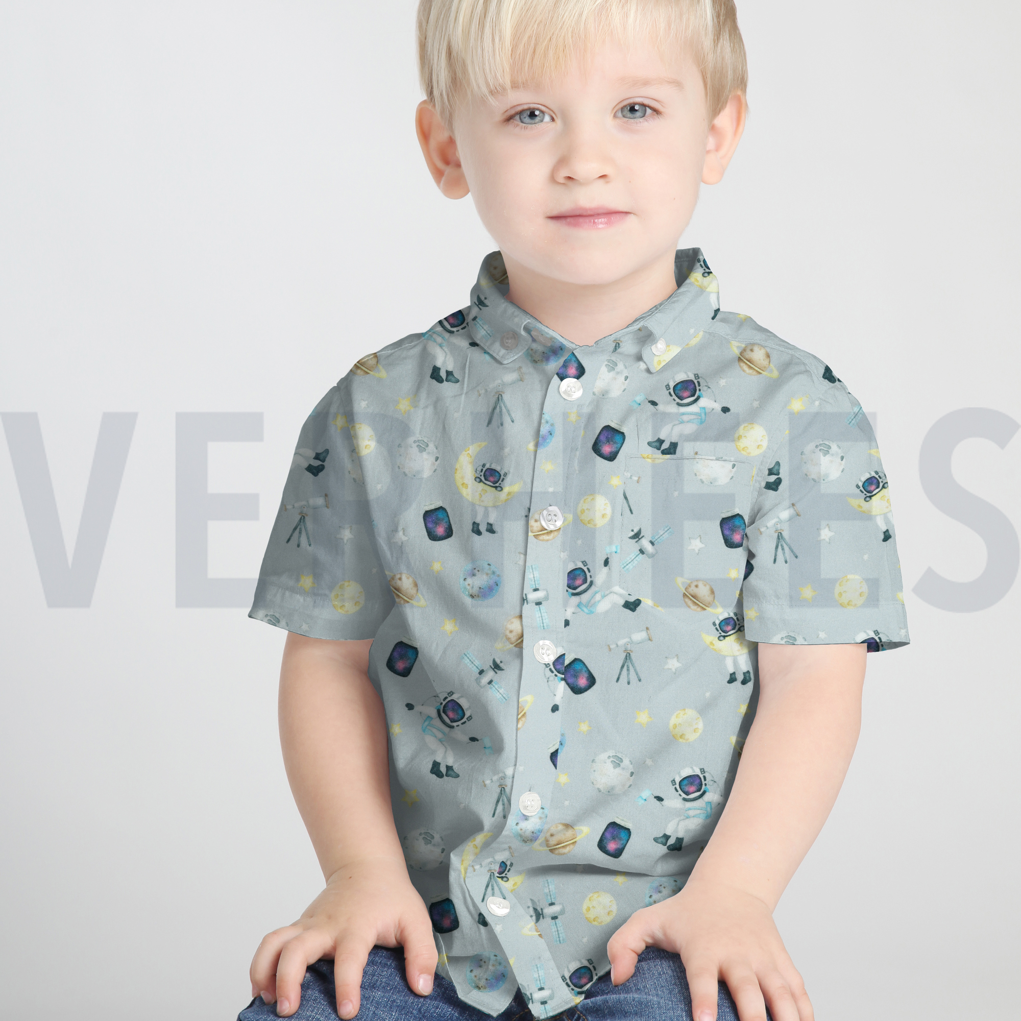 POPLIN DIGITAL SPACE WHITE (high resolution) #7