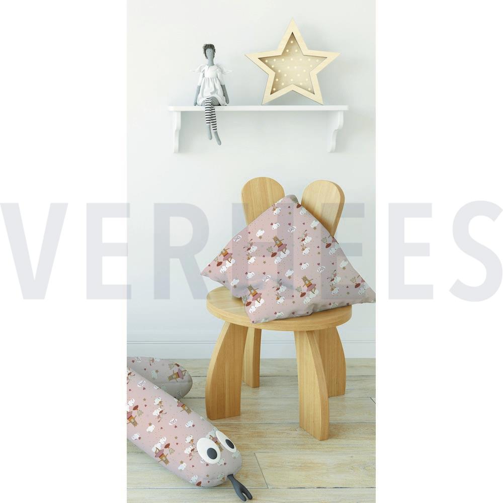 POPELINE DE COTON GOTS ANIMAUX BALLERINE DOUX BLANC #7