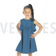 KATOENEN POPLIN GOTS KLEINE BLOEMEN KOBALTBLAUW (thumbnail) #7