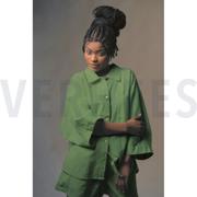 LEINEN VISKOSE CRINKLE MARINEBLAU (thumbnail) #7