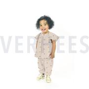 DOUBLE GAZE DE COTON BRODERIE ARC-EN-CIEL NOIR (thumbnail) #7