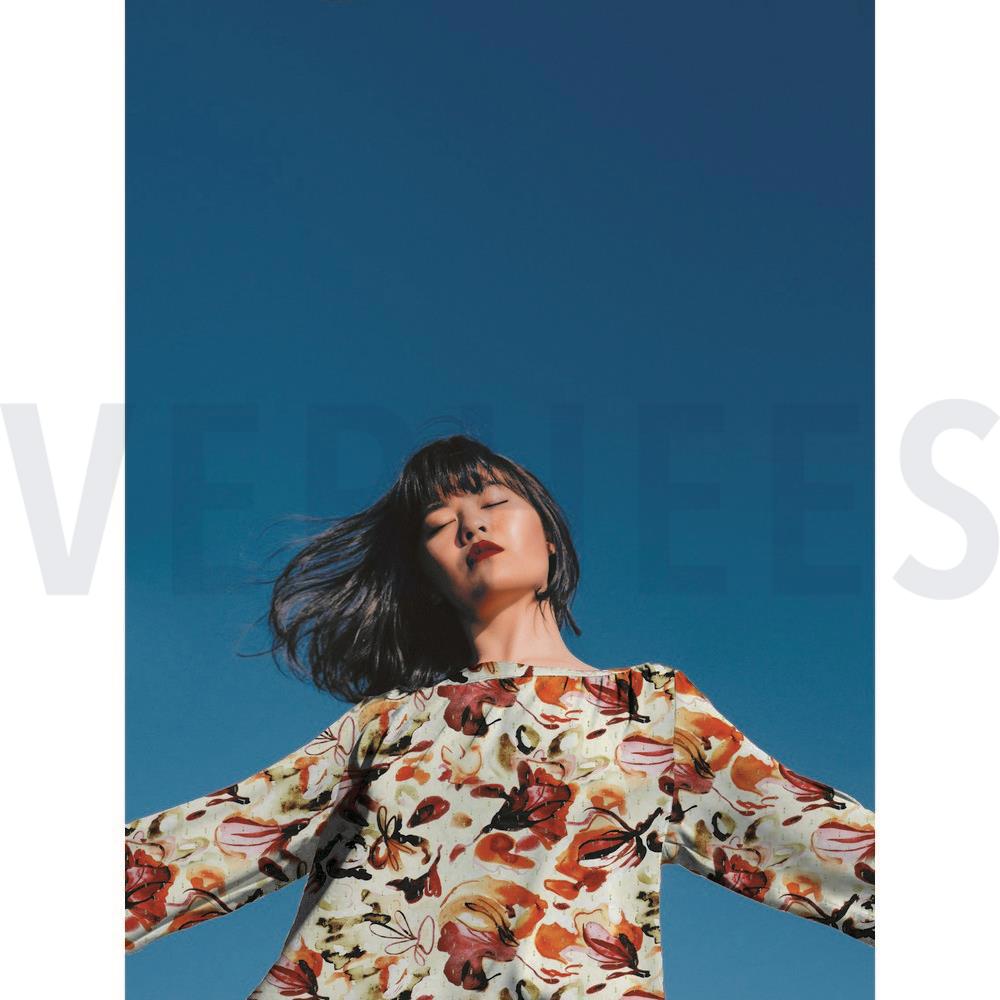 VISCOSE LUREX DIGITAL FLEURS ÉCRU #7