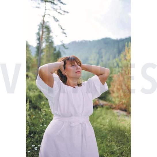 KATOEN JACQUARD ZACHTGROEN #7