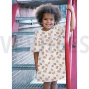 DOUBLE GAUZE MONSTERA LEAVES LIGHT BLUE (thumbnail) #7