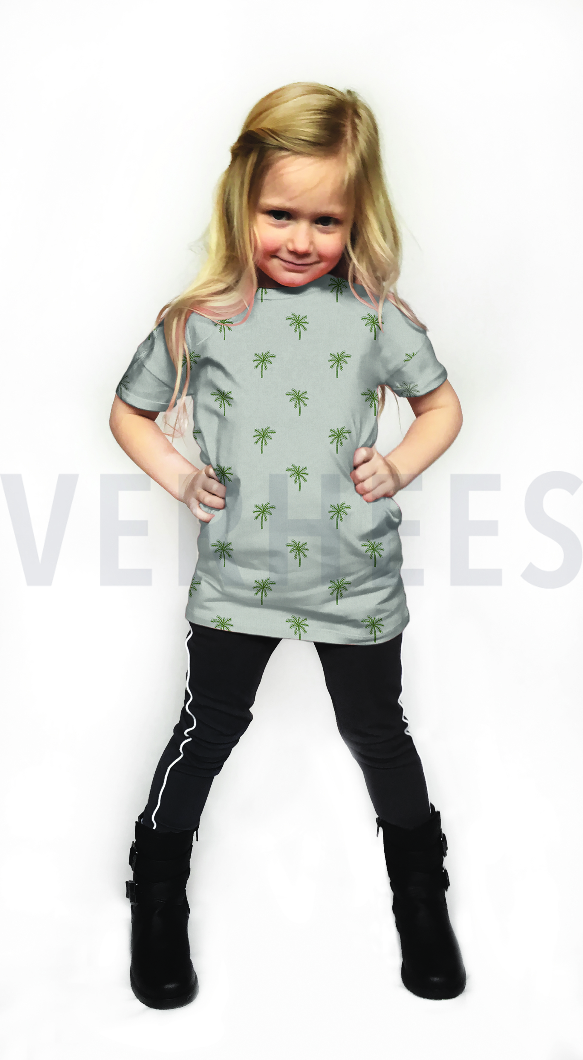 JERSEY PALMTREES ANTHRACITE MELANGE #7