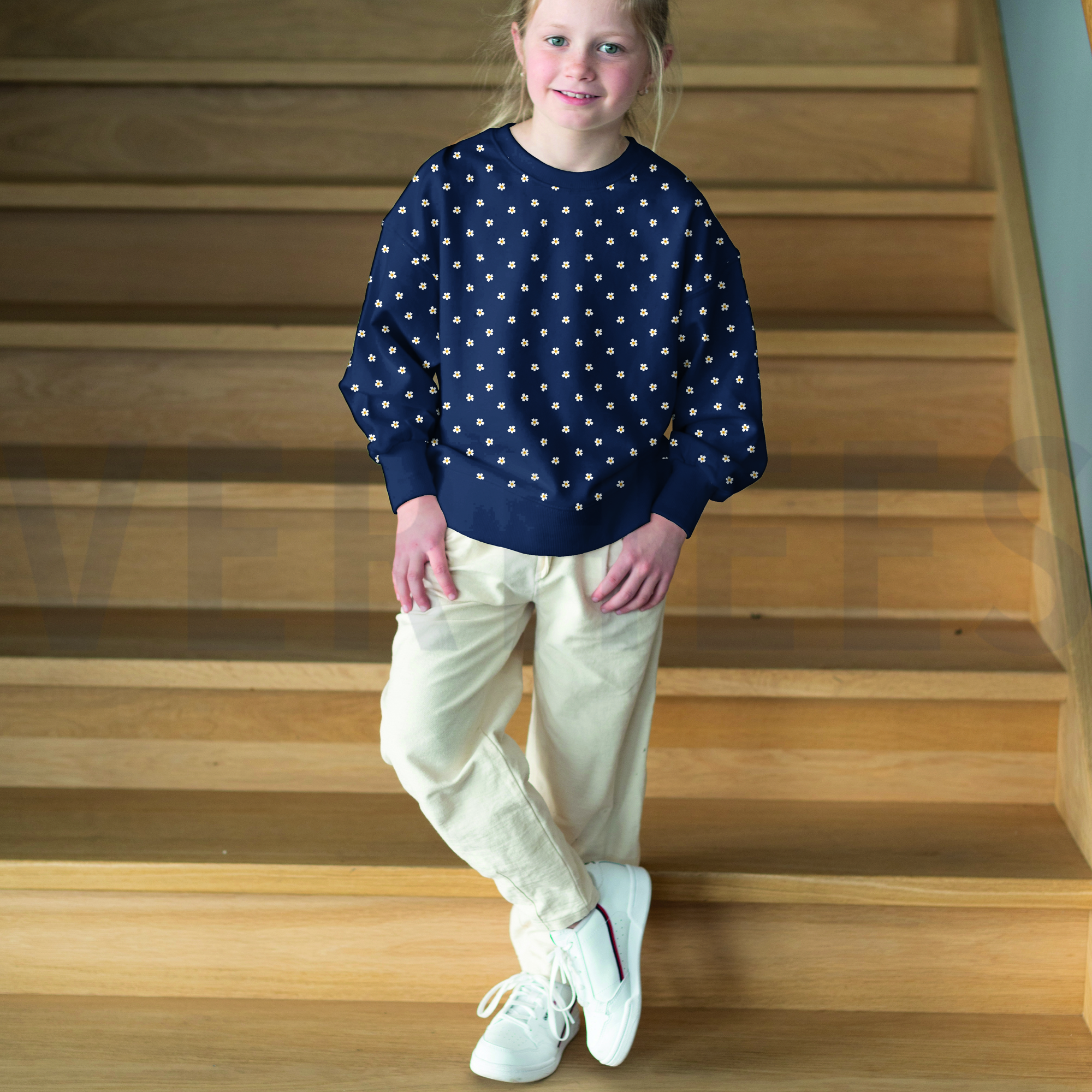 FRENCH TERRY FLEURS CORAIL CHAUD (high resolution) #7