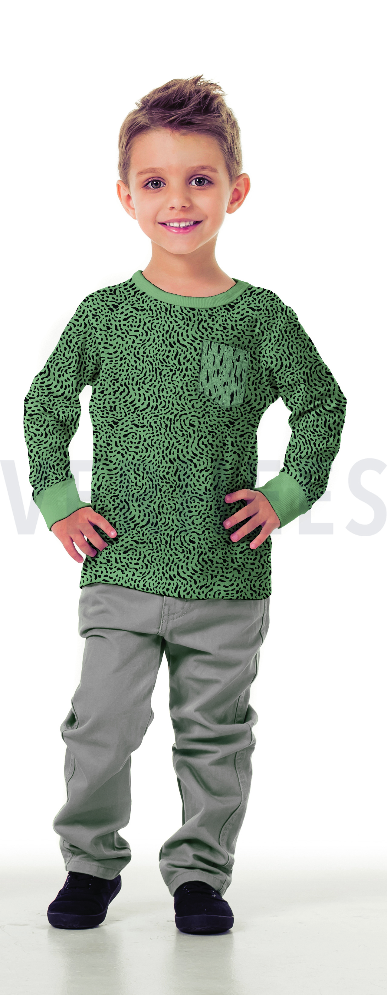 JERSEY STIPPEN EN VORMEN OLIJF #7