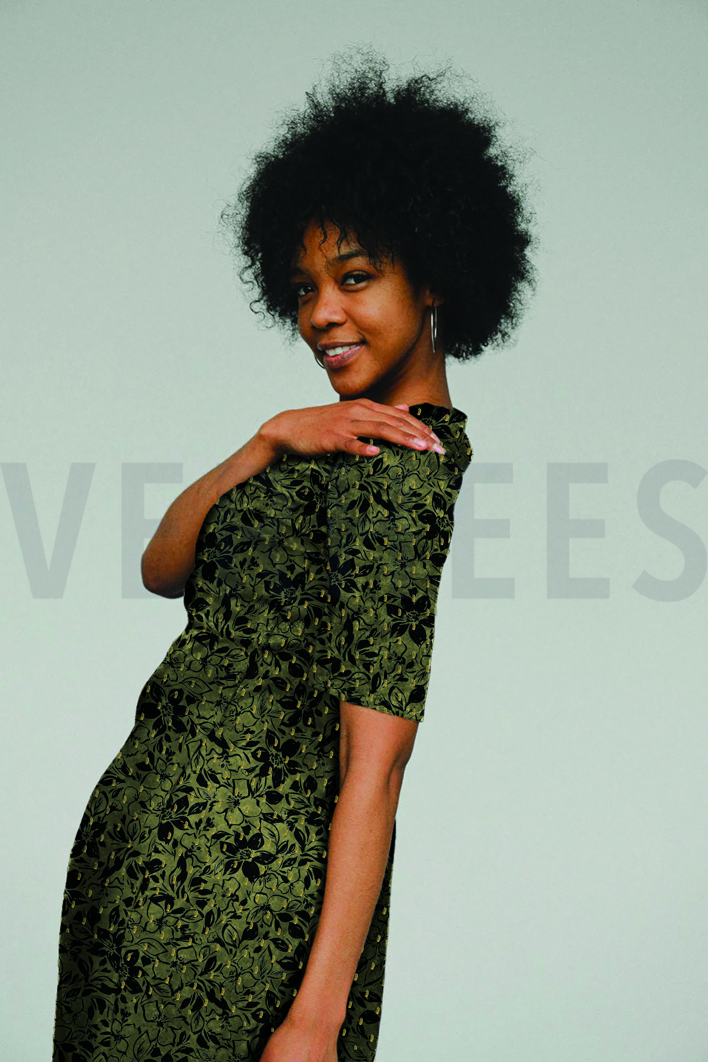 VISCOSE LUREX FLOWERS TERRACOTTA #7