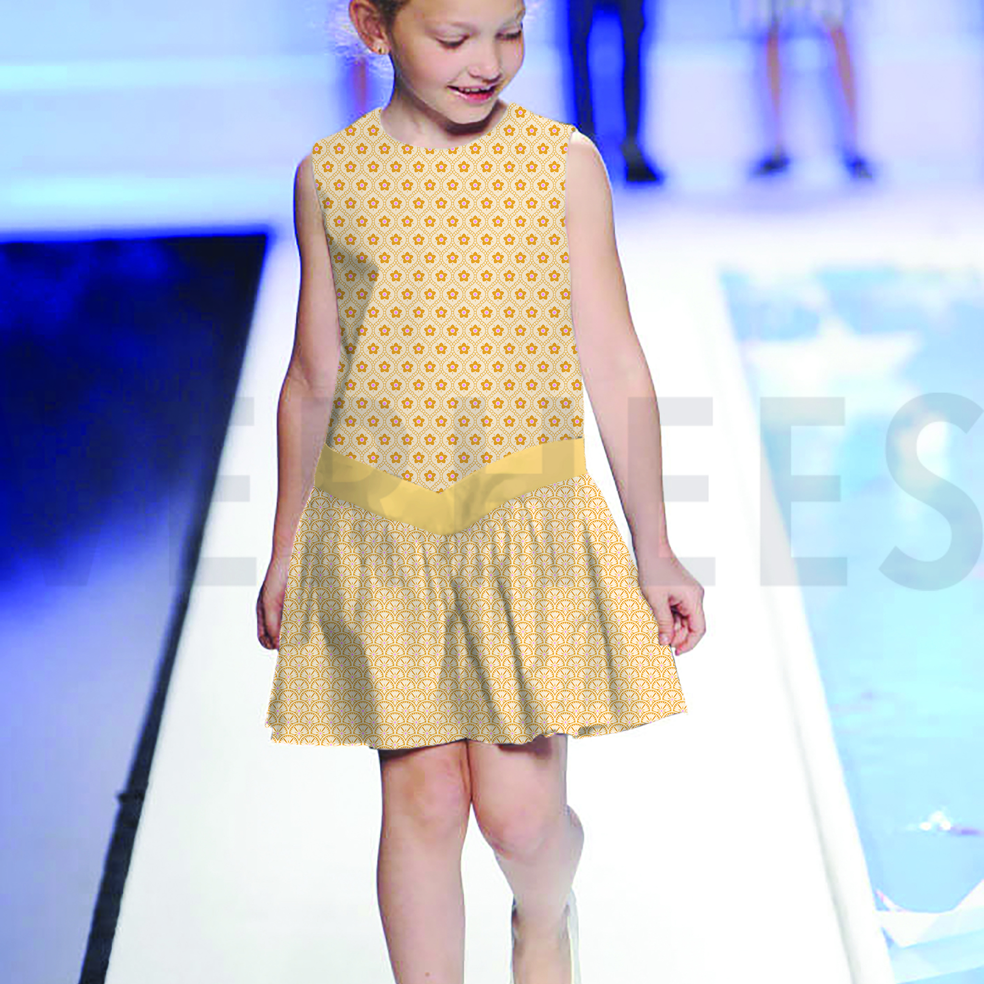 POPLIN FLOWERS WHITE (high resolution) #7