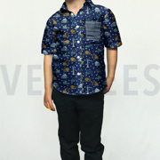 POPLIN GOTS CONSTRUCTION VEHICLES WHITE (thumbnail) #7