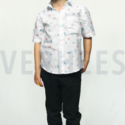 BAUMWOLLE POPELINE GOTS MEERESLEBEN MARINEBLAU (thumbnail) #7