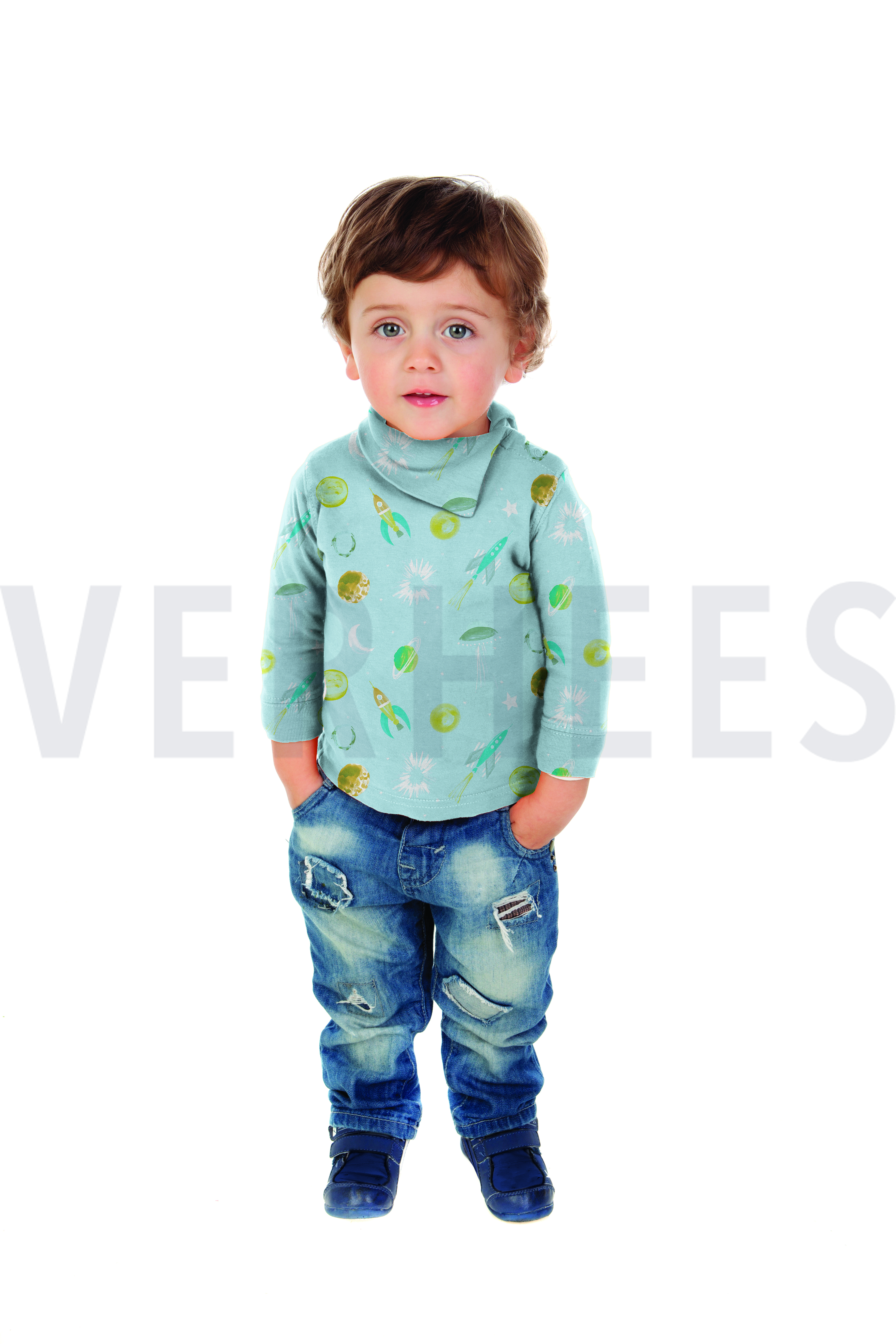 FRENCH TERRY DIGITAL ESPACE BLEU CLAIR #7