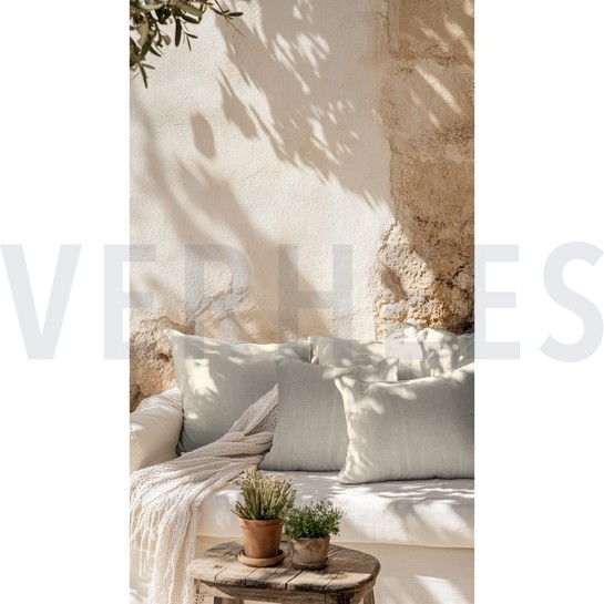 COATED CANVAS LINEN LOOK NATURAL #7