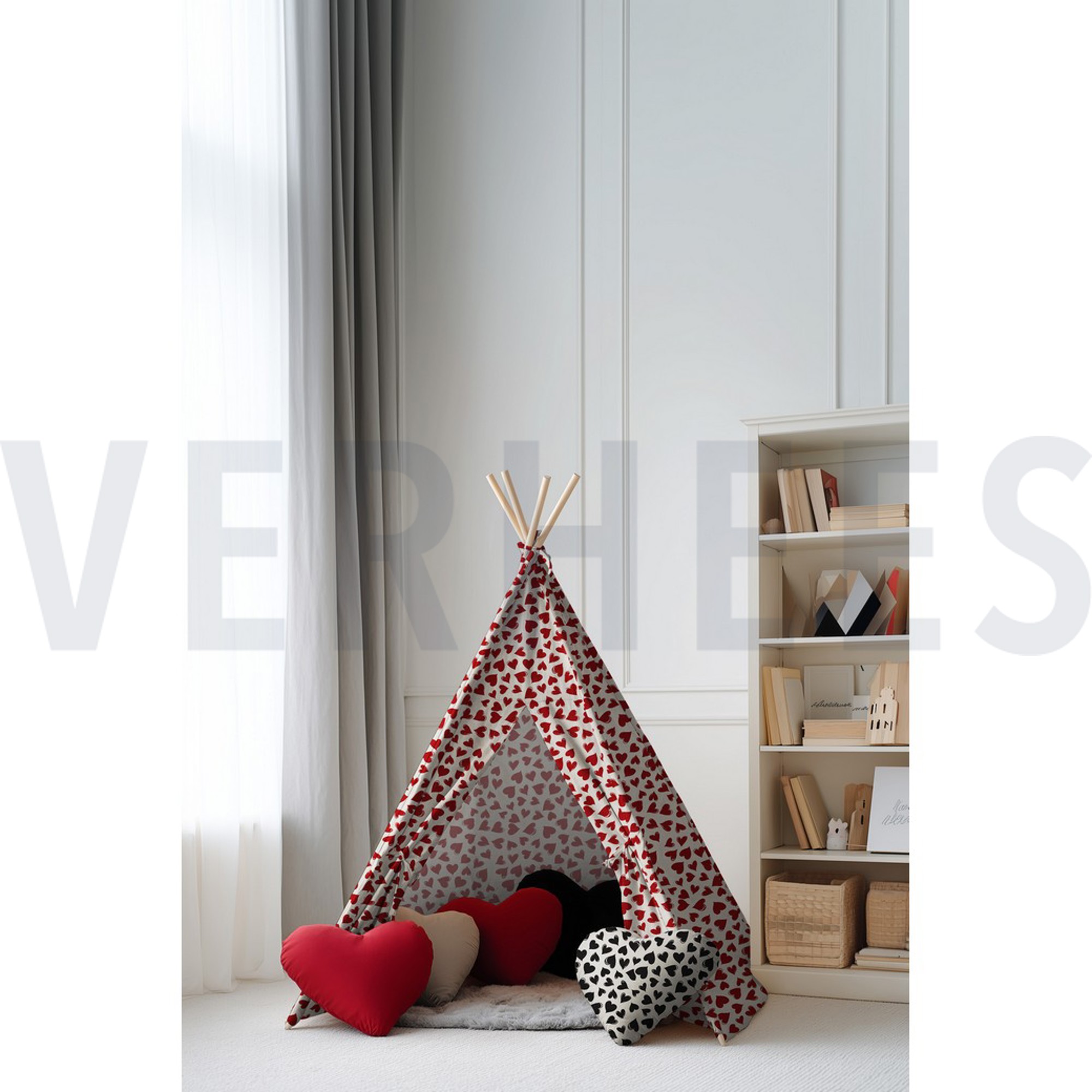 COATED CANVAS LINNENLOOK HARTEN ROOD (high resolution) #7
