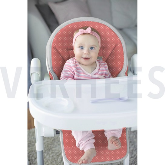 BESCHICHTETE BAUMWOLLE KLEINE PUNKTE ROT #7