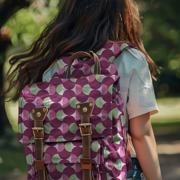 COATED COTTON GRAPHIC PETROL (thumbnail) #7